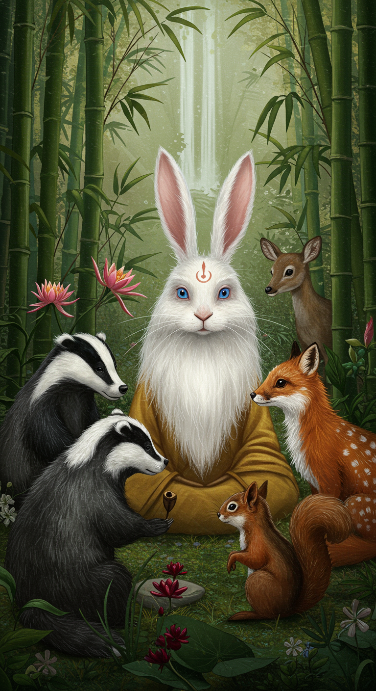 Rabbit martial arts master